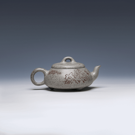 Yixing Teapot with Unique Speckled Clay, 280ml