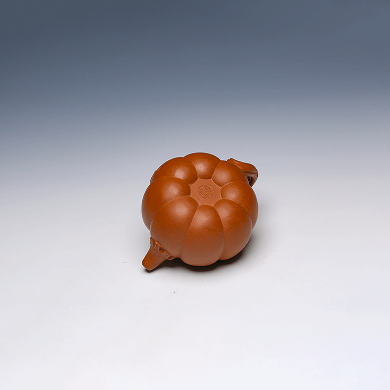 Pumpkin Yixing Teapot, 380ml – Handmade