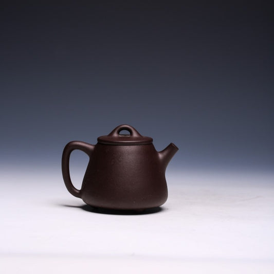 Engraved Jing Zhou Shi Piao Yixing Teapot by Lu Shixing, Wen Ge Zi Ni Clay, 230ml - Yixing Teaware