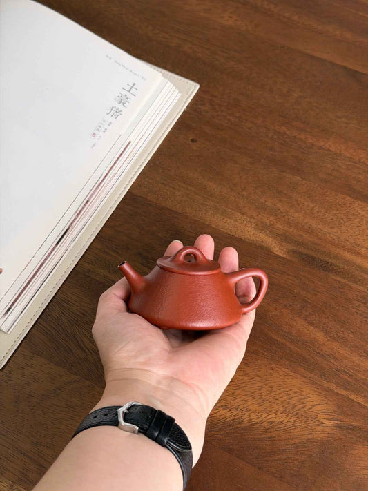 Flat-Lid Xiao Zi Ye Zhu Ni Teapot – 100ml