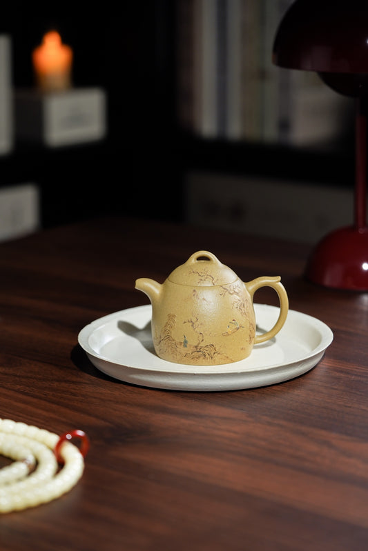 Qin Quan Wang Qiucen Yixing Zisha Teapot, Lipi Ben Lu Clay, 180ml