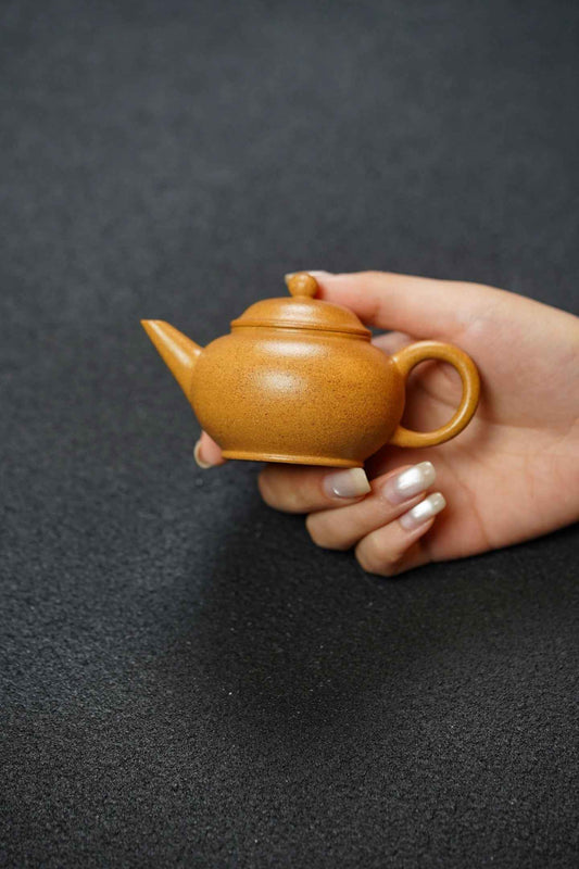 Mini Shui Ping Teapot, Huang Jin Duan Ni, 90ml