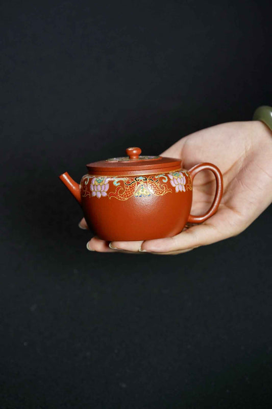 Ze Yuan Wu Xiang Enamel Teapot, 150ml