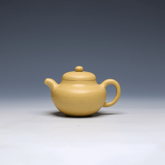 Fu Yixing Zisha Teapot with Tengwang Ge Xu Carving, Huangjin Duan Ni Clay, 230ml