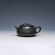 Jing Zhou Shi Piao Yixing Zisha Teapot with Palace Carving, Shi Huang Clay, 250ml