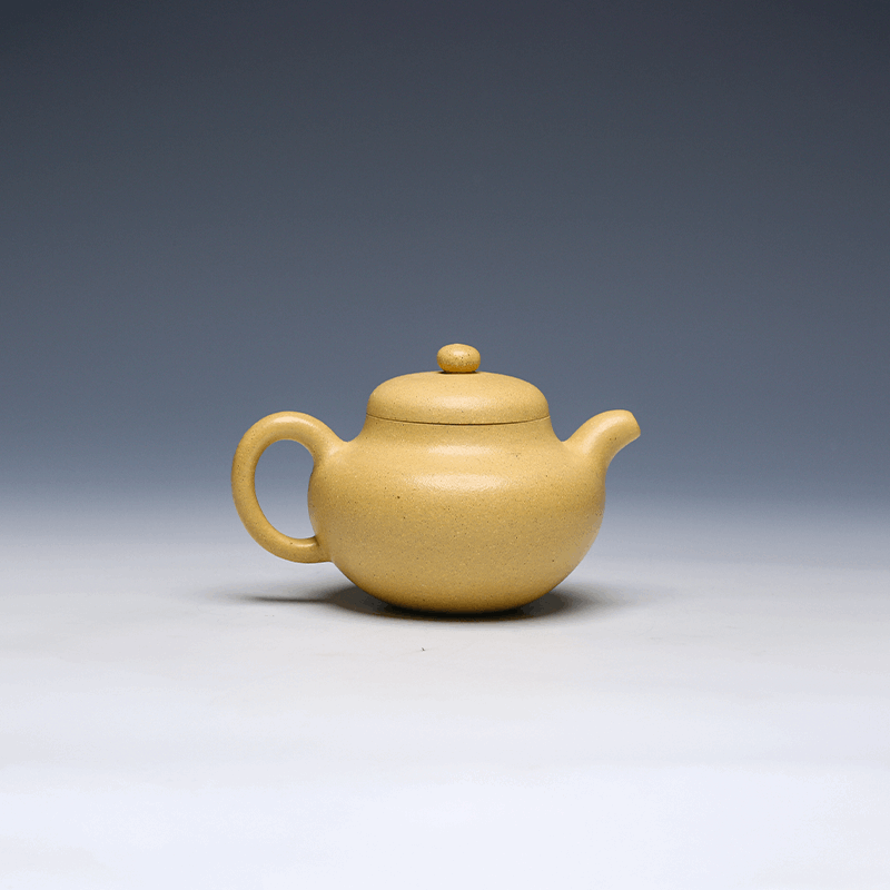 Fu Yixing Zisha Teapot with Tengwang Ge Xu Carving, Huangjin Duan Ni Clay, 230ml