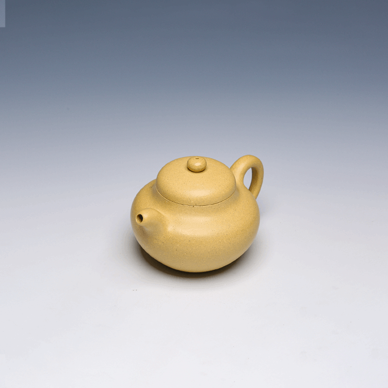 Fu Yixing Zisha Teapot with Tengwang Ge Xu Carving, Huangjin Duan Ni Clay, 230ml
