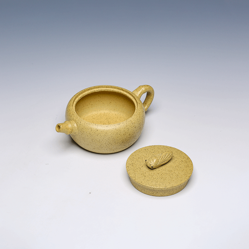 Xia Chan Yixing Zisha Teapot, Huangjin Duan Ni Clay, 150ml