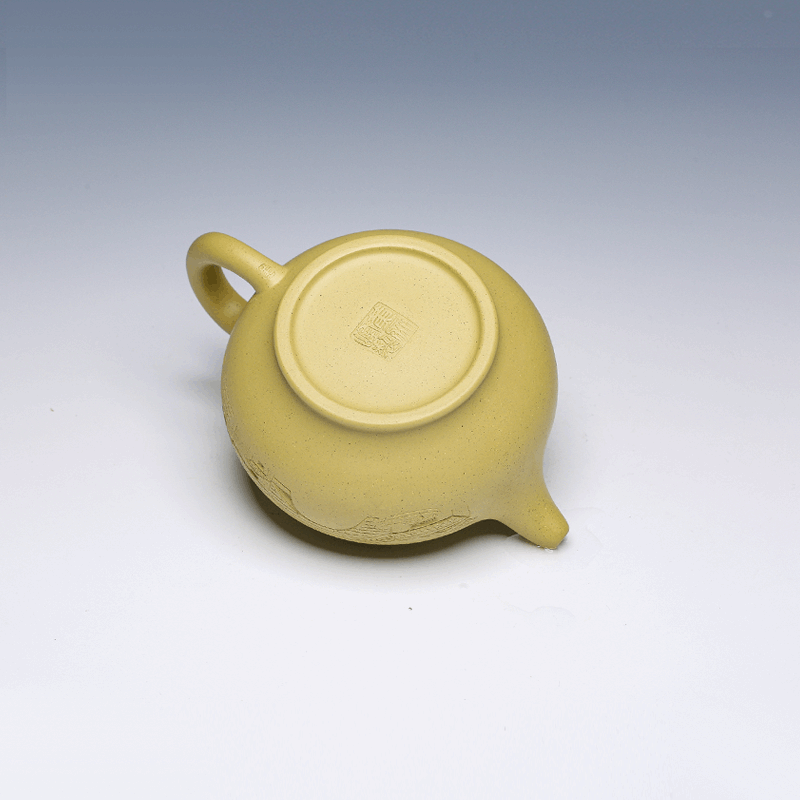 Jiang Nan Yan Yu Fanggu Yixing Zisha Teapot, Duan Ni Clay, 400ml