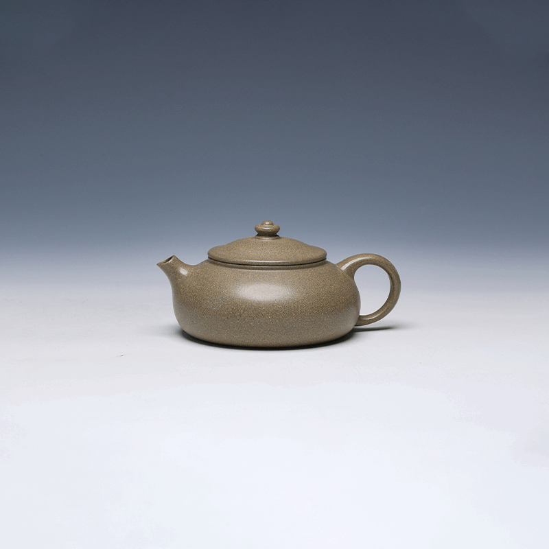 Yixing Teapot, Qing Hui Ni Clay, 175ml - Minimalist Design