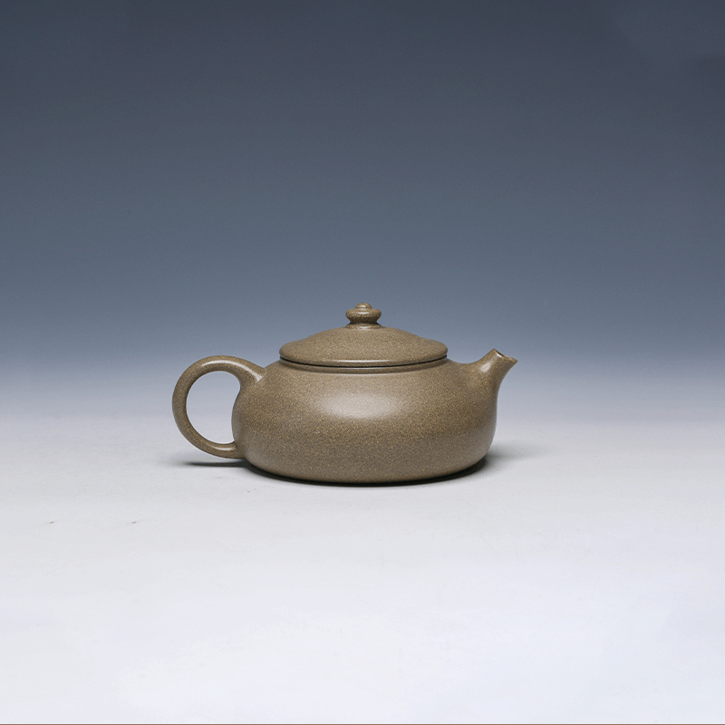 Yixing Teapot, Qing Hui Ni Clay, 175ml - Minimalist Design