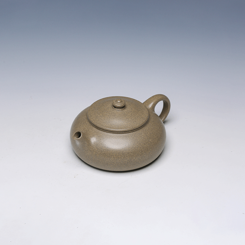 Yixing Teapot, Qing Hui Ni Clay, 175ml - Minimalist Design
