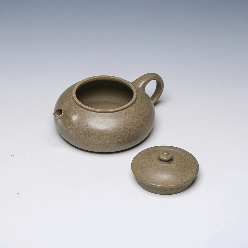Yixing Teapot, Qing Hui Ni Clay, 175ml - Minimalist Design