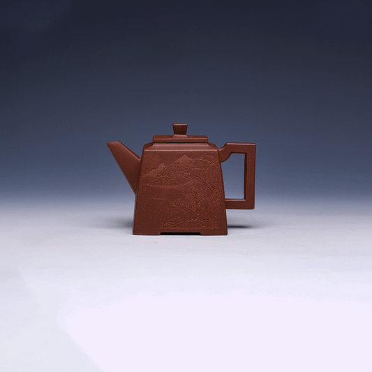 Handmade Yixing Teapot, Longxue Clay, 330ml