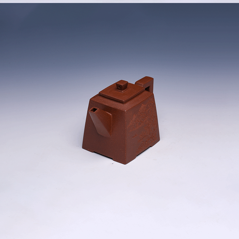 Handmade Yixing Teapot, Longxue Clay, 330ml