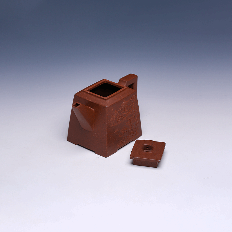 Handmade Yixing Teapot, Longxue Clay, 330ml