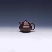 Classic Yixing Teapot, Zi Ni Clay, 200ml (Six-Faceted Pumpkin Form)