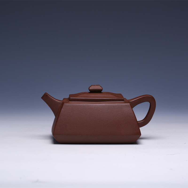 Classic Yixing Teapot, Zi Ni Clay, 170ml (Compact Form) - Yixing Teaware