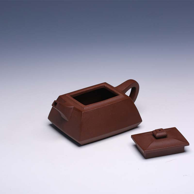 Classic Yixing Teapot, Zi Ni Clay, 170ml (Compact Form) - Yixing Teaware