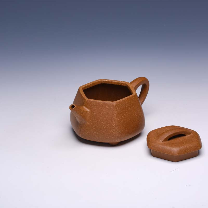 Classic Yixing Teapot, Duan Clay, 330ml (Textured Finish) - Yixing Teaware
