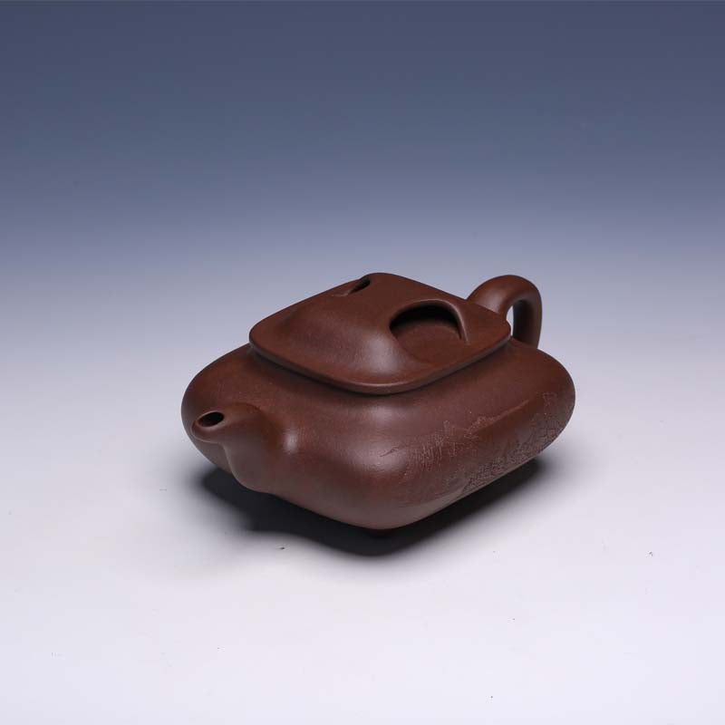 Traditional Yixing Teapot, Zi Ni Clay, 470ml (Rounded Form) - Yixing Teaware
