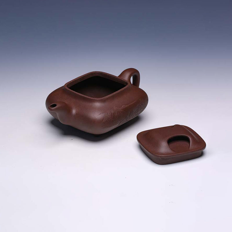 Traditional Yixing Teapot, Zi Ni Clay, 470ml (Rounded Form) - Yixing Teaware
