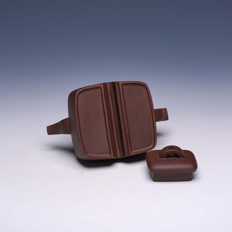 Traditional Yixing Teapot, Zi Ni Clay, 300ml (Minimal Form) - Yixing Teaware