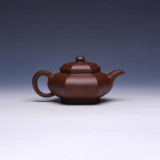 Classic Yixing Teapot Set, Zi Ni Clay, 350ml Teapot + 60ml Cups - Yixing Teaware