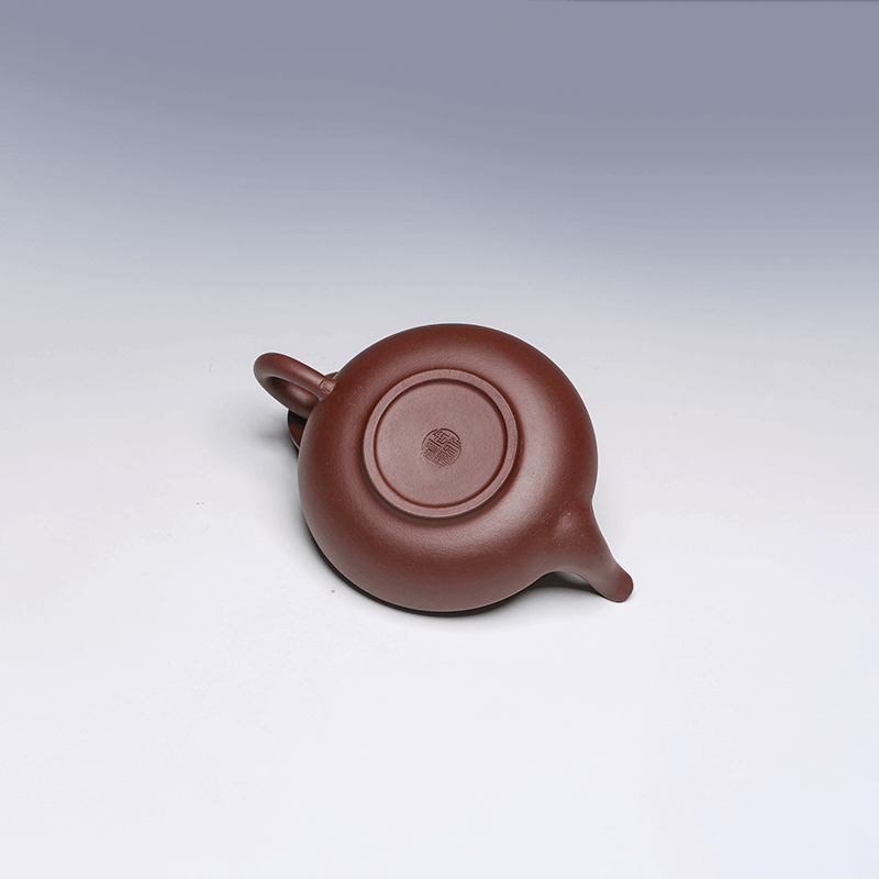 He Huan Yixing Zisha Teapot with Sculpted Lid, Zi Ni Clay, 250ml