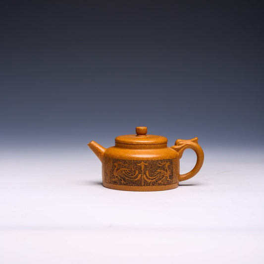 Yixing Teapot by Zhang Guowei, Duan Clay, 200ml – Dragon Design - Yixing Teaware