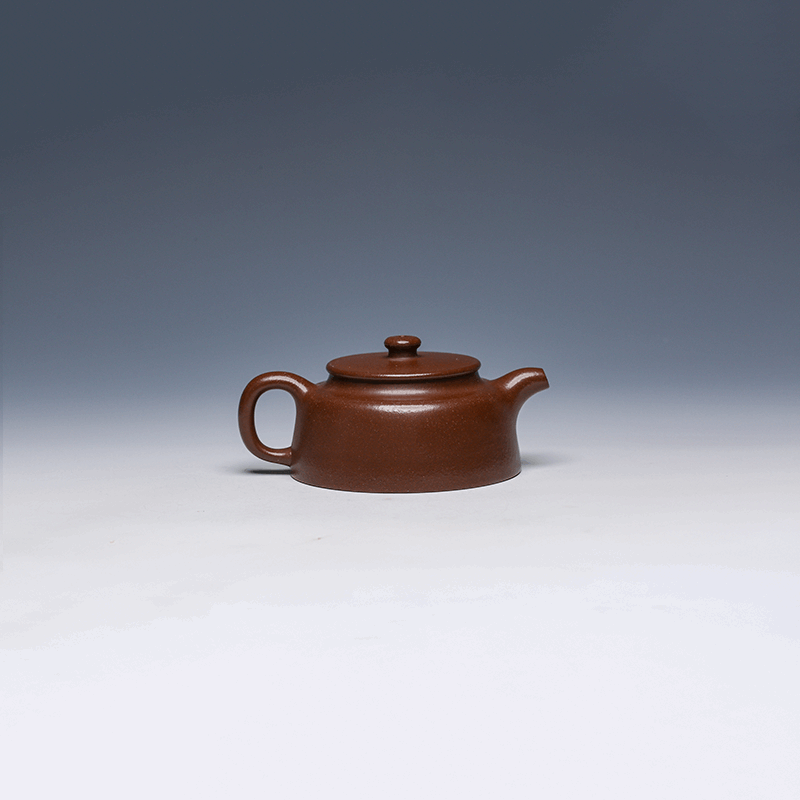 Minimalist Yixing Zisha Teapot, Purple Clay, 150ml