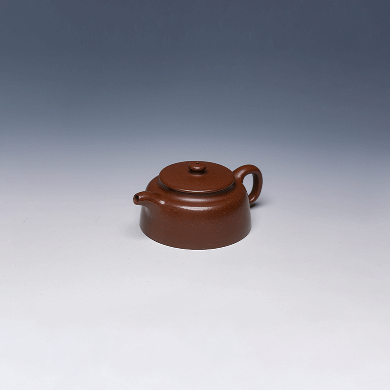 Minimalist Yixing Zisha Teapot, Purple Clay, 150ml
