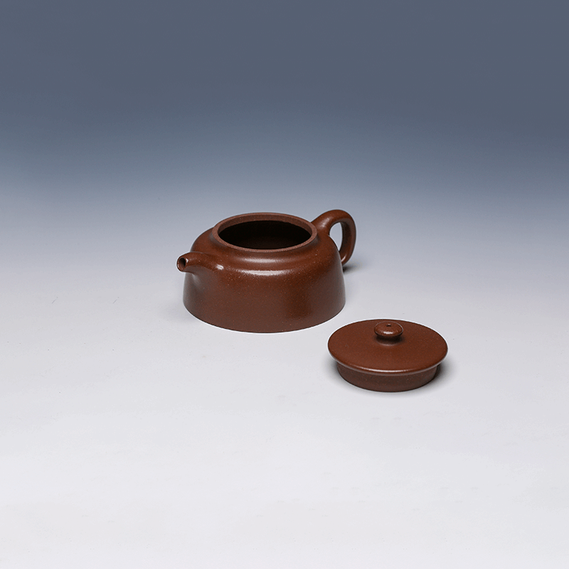 Minimalist Yixing Zisha Teapot, Purple Clay, 150ml