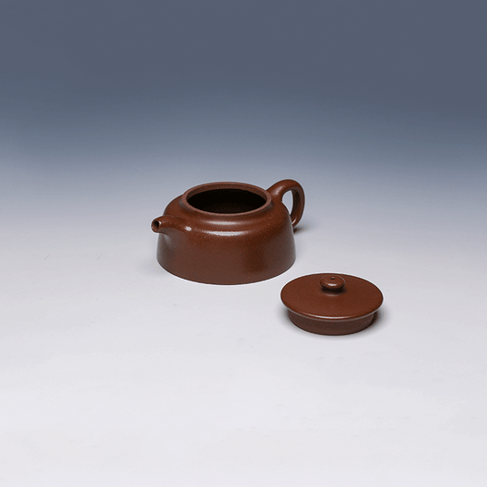 Minimalist Yixing Zisha Teapot, Purple Clay, 150ml