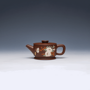 Yixing Teapot with Hand-Painted Floral Design, 200ml