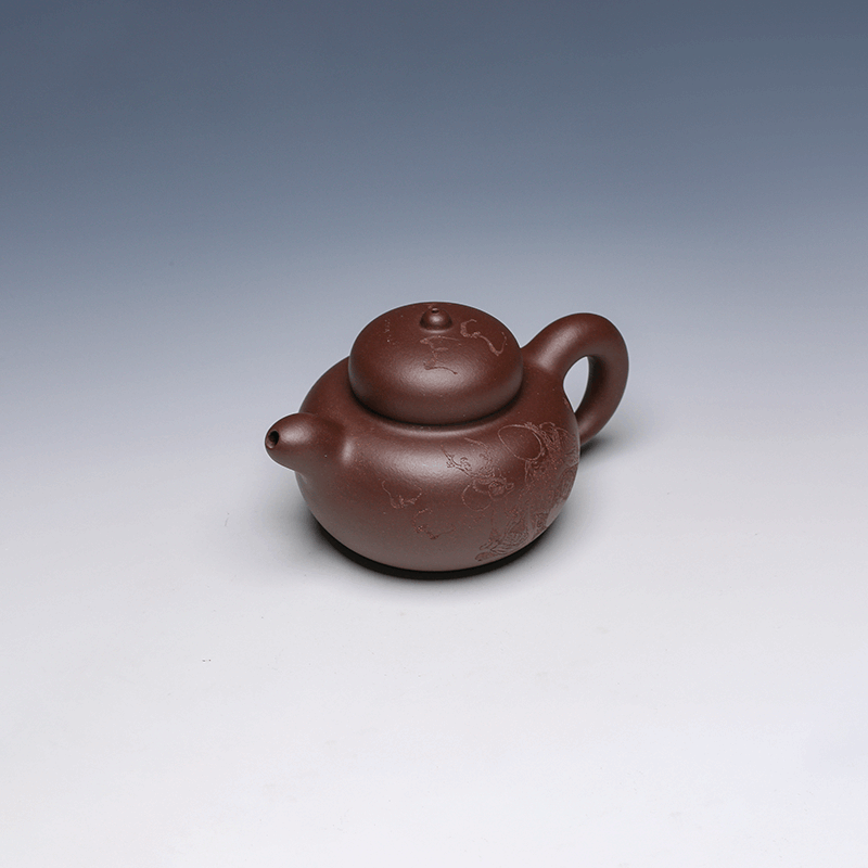 Yixing Teapot, Zi Yu Jin Sha Clay, 300ml - Minimalist