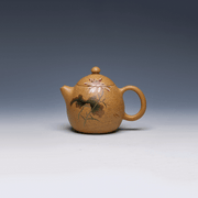 Yixing Teapot, Duan Ni Clay, 260ml - Lotus Design