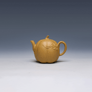Yixing Teapot, Golden Clay, 100ml - Pumpkin Design