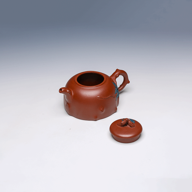 Yixing Teapot, Di Cao Qing Clay, 250ml - Nature Design