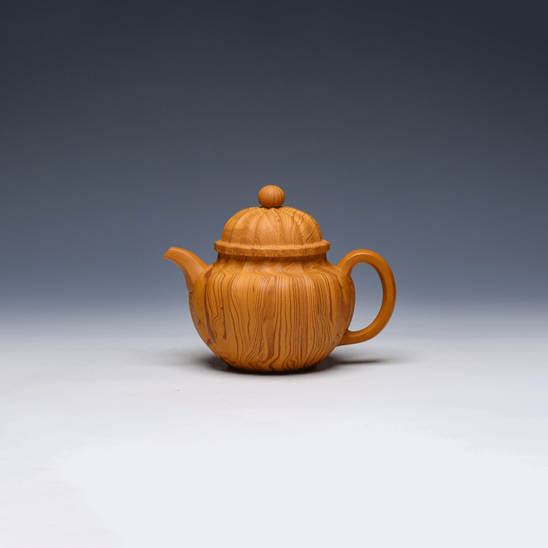 Yixing Teapot, Marbled Clay, 350ml