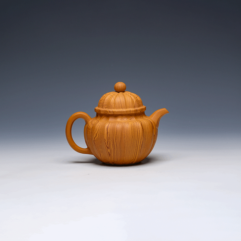 Yixing Teapot, Marbled Clay, 350ml