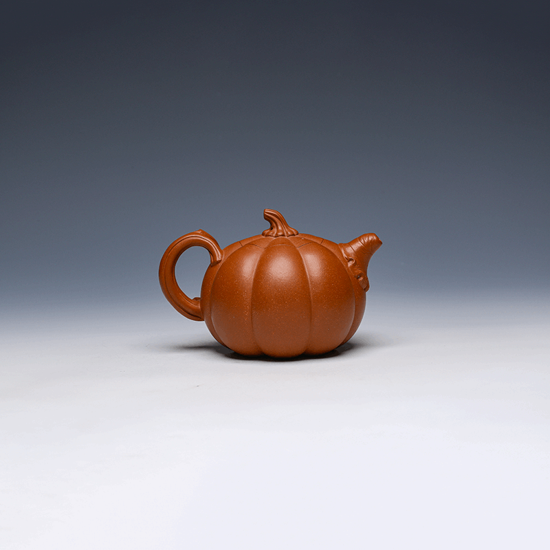 Pumpkin Yixing Teapot, 380ml – Handmade