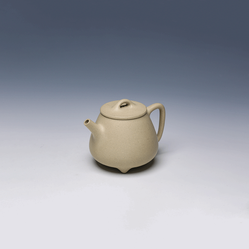 Yixing Teapot, Ivory Clay, 150ml - Minimalist