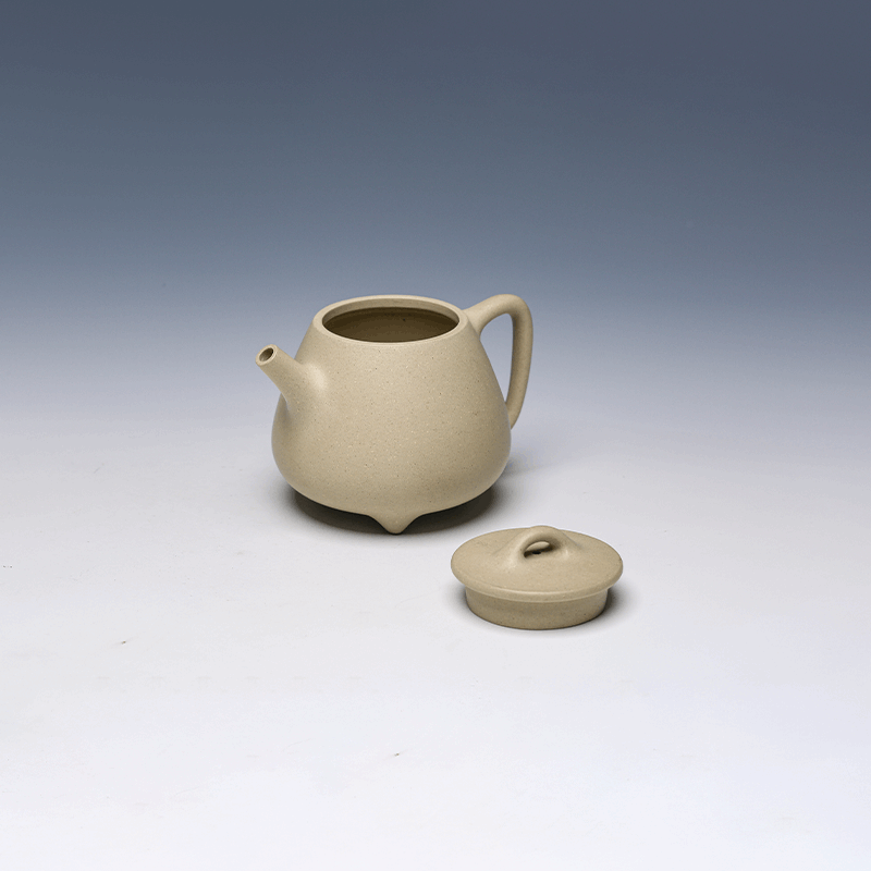 Yixing Teapot, Ivory Clay, 150ml - Minimalist