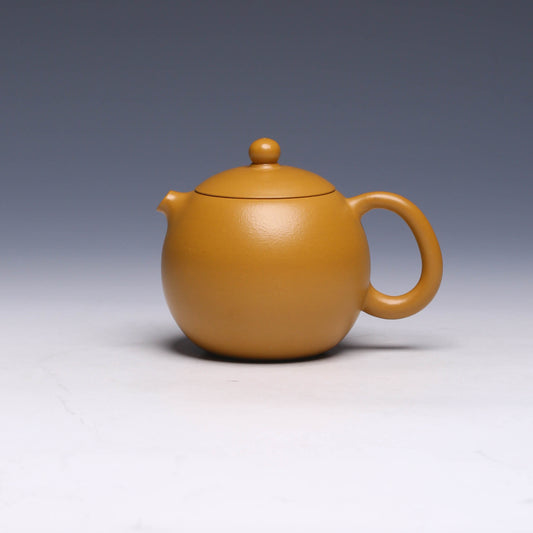 Qiao Xishi Yixing Zisha Teapot, Golden Zhuni Clay, 250ml - Yixing Teaware