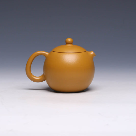 Qiao Xishi Yixing Zisha Teapot, Golden Zhuni Clay, 250ml - Yixing Teaware
