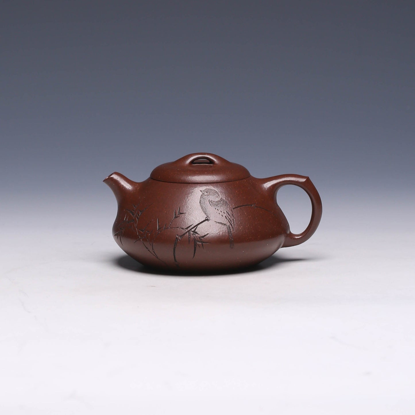 Qing Huan Piao Yixing Zisha Teapot, Old Zini Clay, 200ml - Yixing Teaware