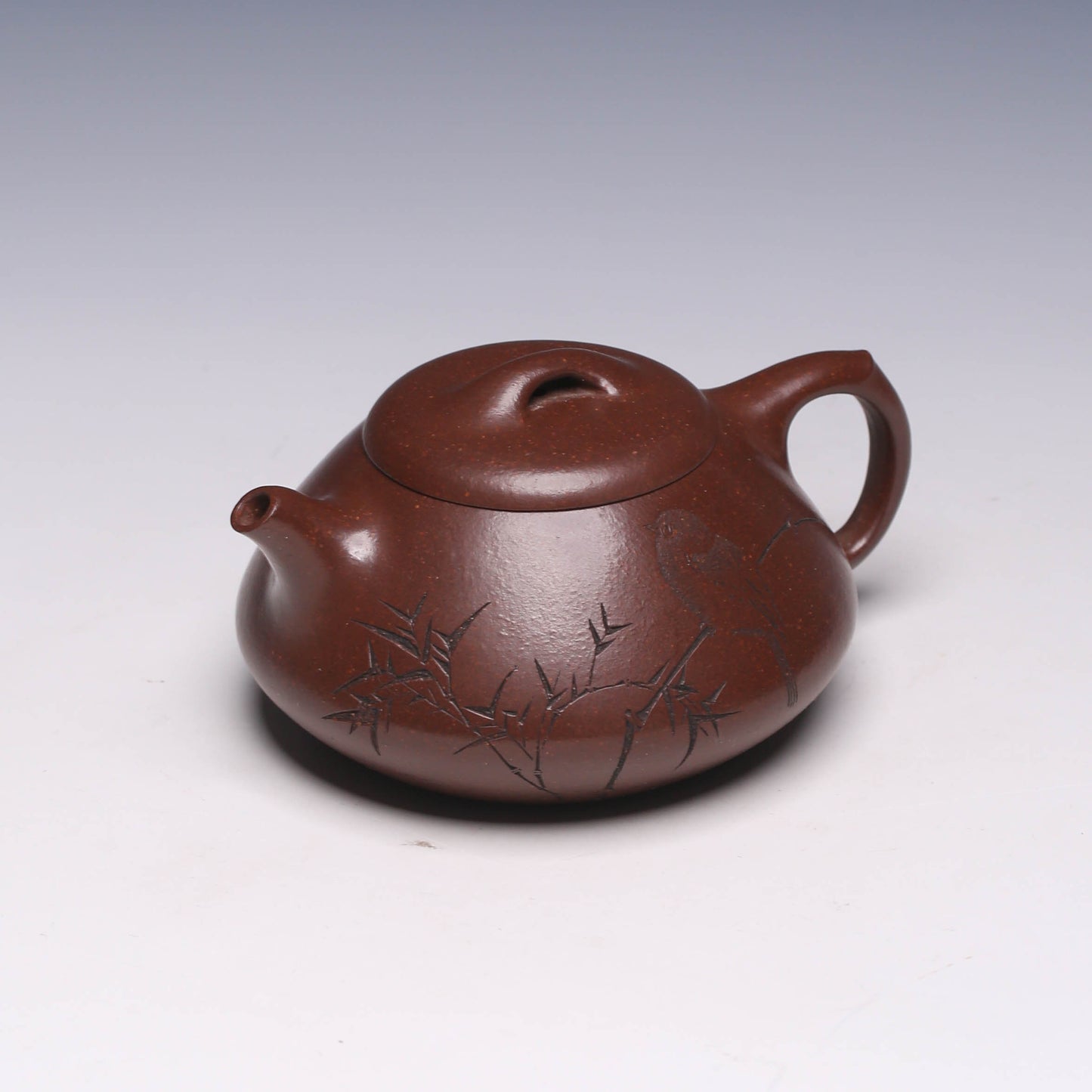Qing Huan Piao Yixing Zisha Teapot, Old Zini Clay, 200ml - Yixing Teaware