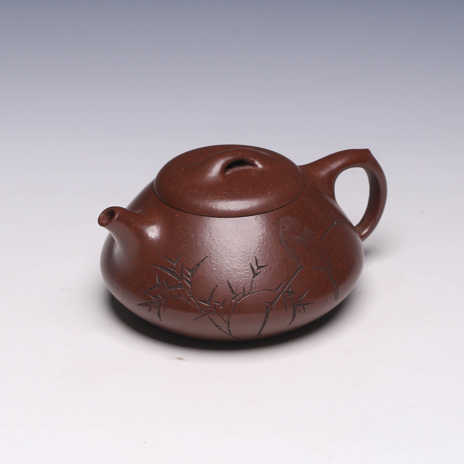 Qing Huan Piao Yixing Zisha Teapot, Old Zini Clay, 200ml - Yixing Teaware