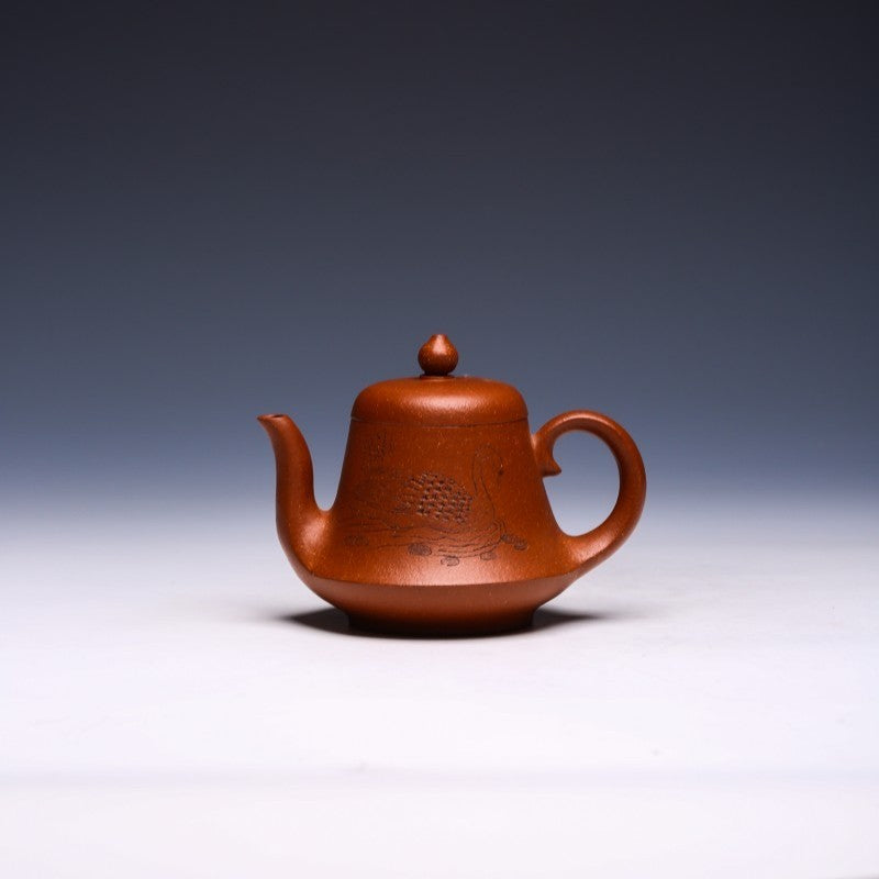Yixing Teapot, Jiangpo Clay, 250ml - Good Fortune Design